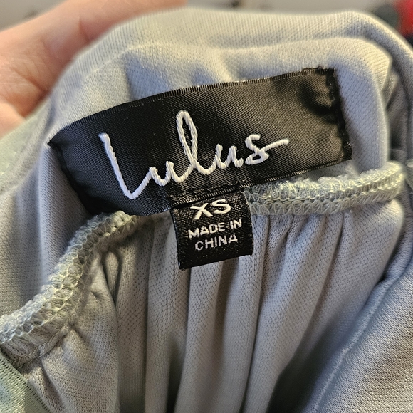 Lulu Sage Green Lace Maxi Dress Back Cutout - Picture 9 of 11